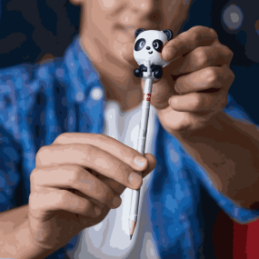 Crayon anti-stress Panda Squeezies - Legami 2