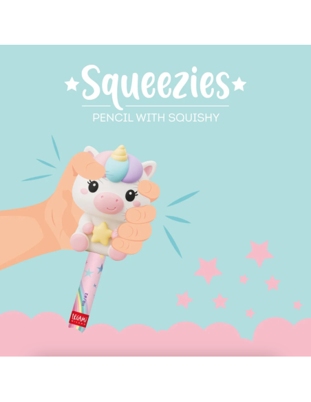 Crayon anti-stress Licorne Squeezies - Legami