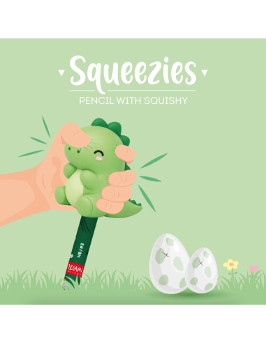 Crayon anti-stress Dino Squeezies - Legami
