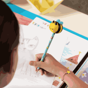 Crayon anti-stress Abeille Squeezies - Legami 2