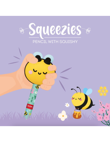 Crayon anti-stress Abeille Squeezies - Legami
