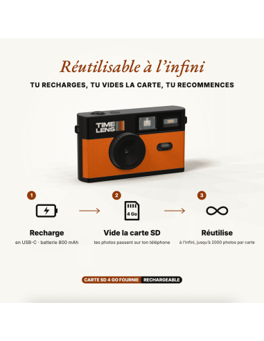 Appareil photo marron Brown - Time Lens