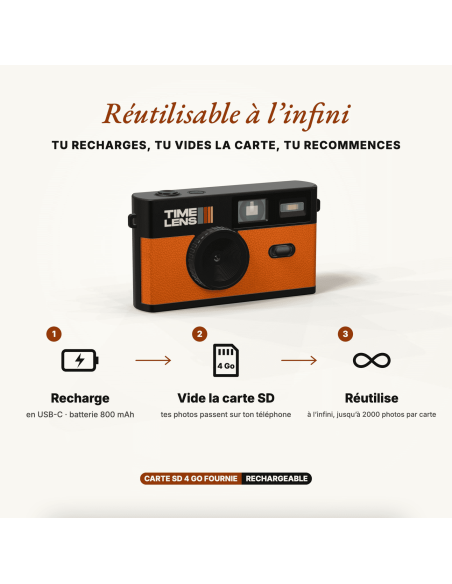 Appareil photo marron Brown - Time Lens