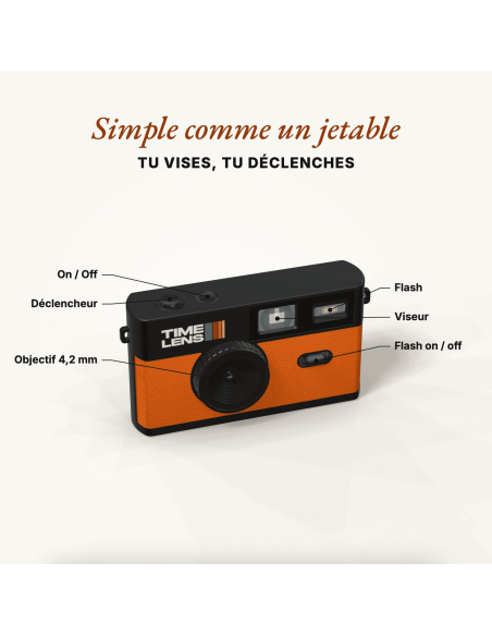 Appareil photo marron Brown - Time Lens