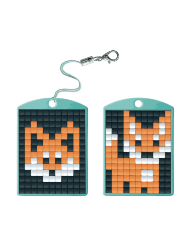 Porte-clé Renard - Pixelhobby