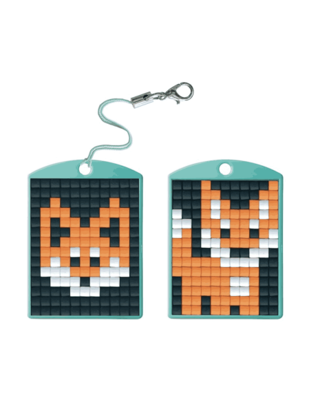 Porte-clé Renard - Pixelhobby