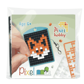 Porte-clé Renard - Pixelhobby