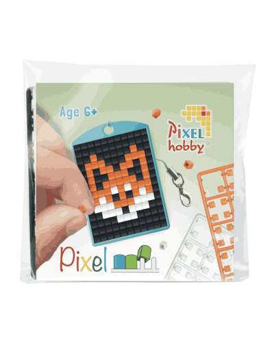 Porte-clé Renard - Pixelhobby
