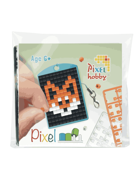 Porte-clé Renard - Pixelhobby