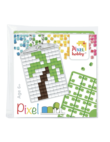Porte-clé Palmier - Pixelhobby