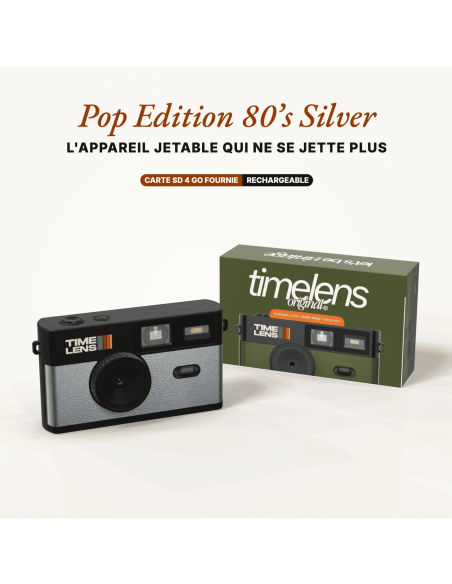 Appareil photo Pop Silver - Time Lens