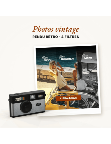 Appareil photo Pop Silver - Time Lens