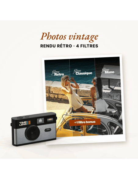 Appareil photo Pop Silver - Time Lens