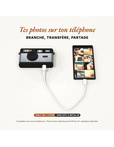Appareil photo Pop Silver - Time Lens