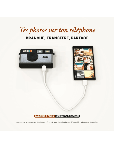 Appareil photo Pop Silver - Time Lens
