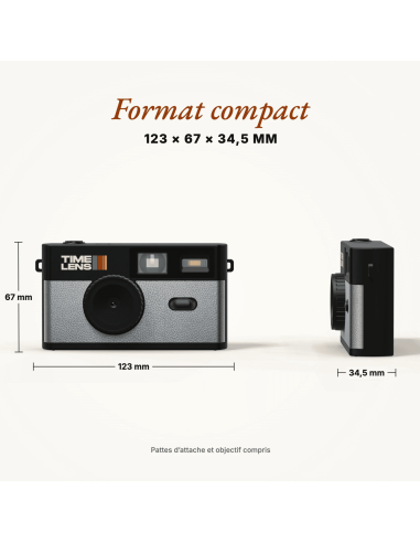 Appareil photo Pop Silver - Time Lens