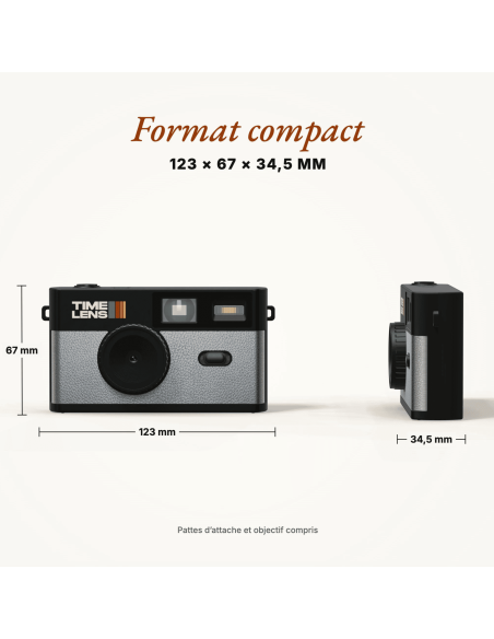 Appareil photo Pop Silver - Time Lens