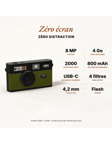 Appareil photo Kaki - Time Lens