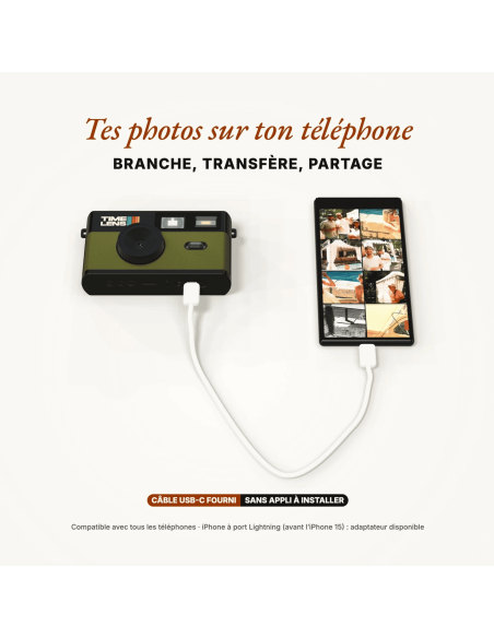 Appareil photo Kaki - Time Lens