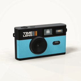 Appareil photo Bleu Turquoise - Time Lens