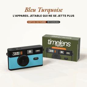 Appareil photo Bleu Turquoise - Time Lens 2