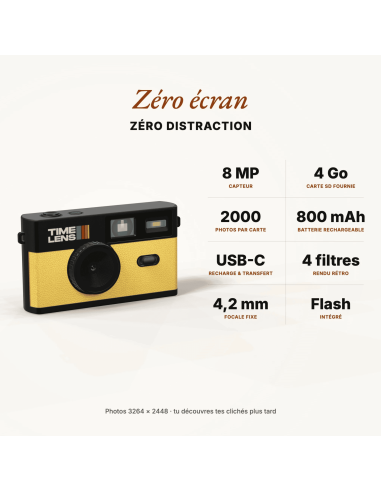 Appareil photo Jaune - Time Lens
