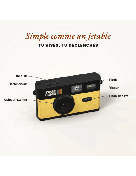 Appareil photo Jaune - Time Lens
