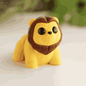 Lion articulé - Zanimiz