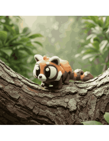 Panda roux articulé - Zanimiz