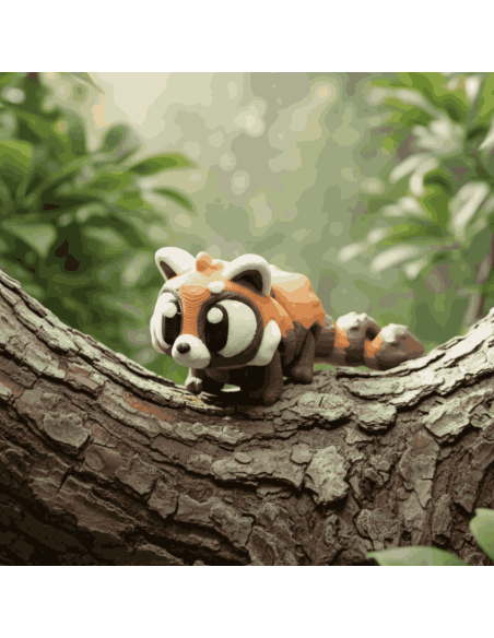 Panda roux articulé - Zanimiz
