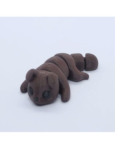 Chien marron articulé - Zanimiz