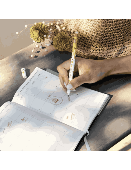 Stylo à encre effaçable Poule - Legami
