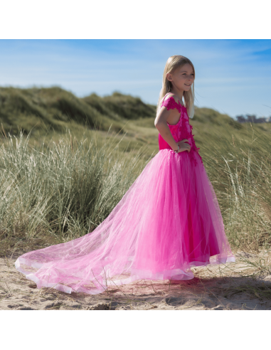 Robe déguisement Rose 5/7 ans - Labay