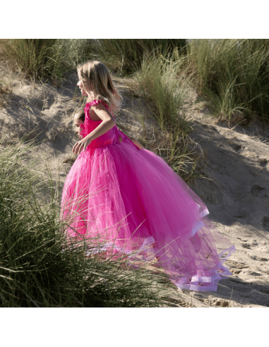 Robe déguisement Rose 5/7 ans - Labay