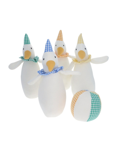 Jeu de quilles d'éveil en tissu