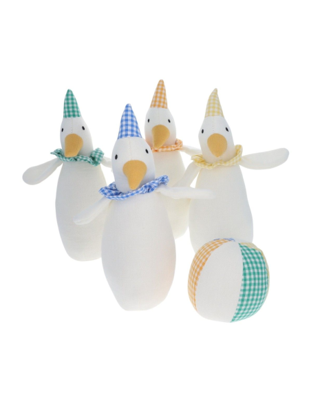 Jeu de quilles d'éveil en tissu