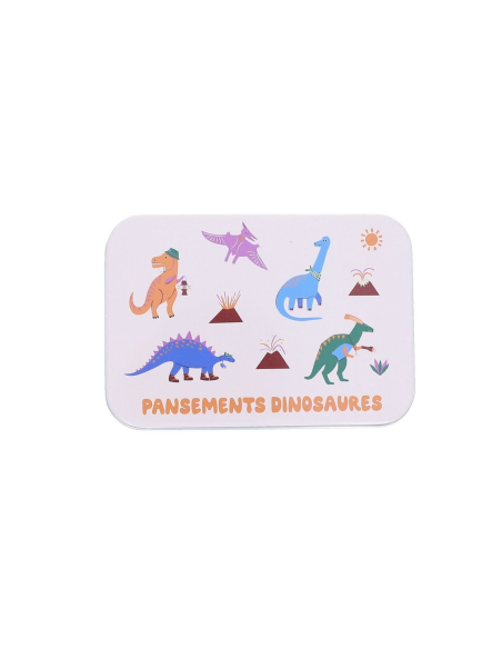 Boîte à pansements dinosaures