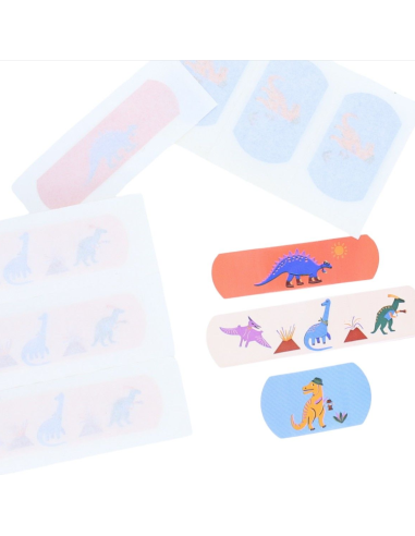 Boîte à pansements dinosaures