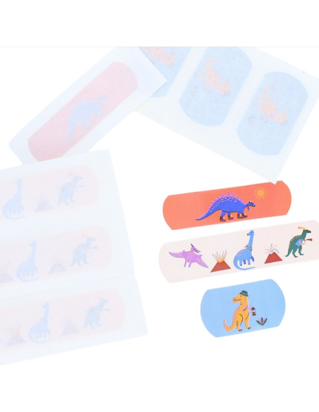 Boîte à pansements dinosaures