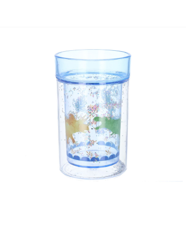 Verre à paillettes Dinosaure