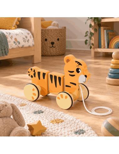 Jouet à tirer Tigre  - Small Foot