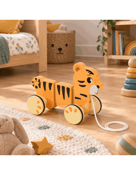 Jouet à tirer Tigre  - Small Foot