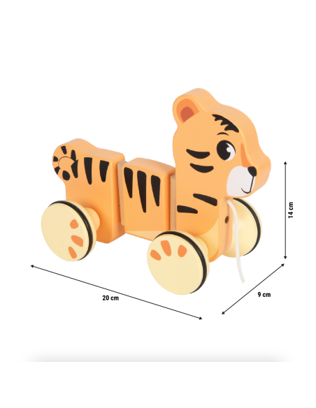 Jouet à tirer Tigre  - Small Foot