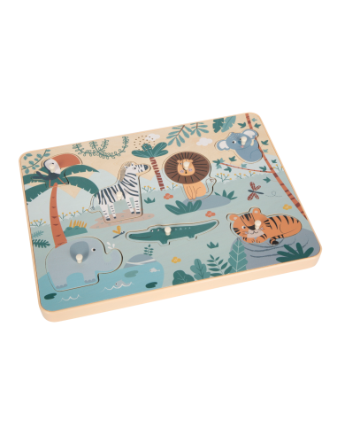 Puzzle "cris des animaux" Safari - Small Foot