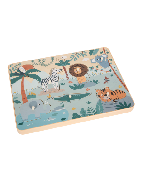 Puzzle "cris des animaux" Safari - Small Foot