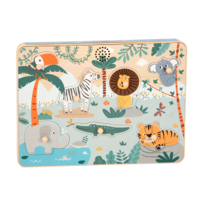 Puzzle "cris des animaux" Safari - Small Foot 2