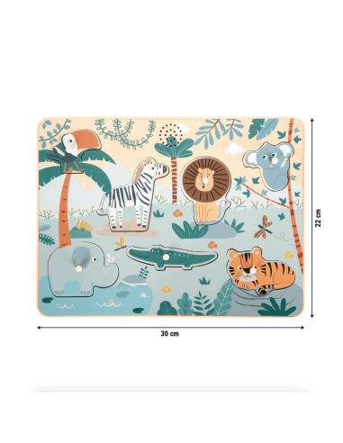 Puzzle "cris des animaux" Safari - Small Foot