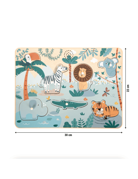 Puzzle "cris des animaux" Safari - Small Foot