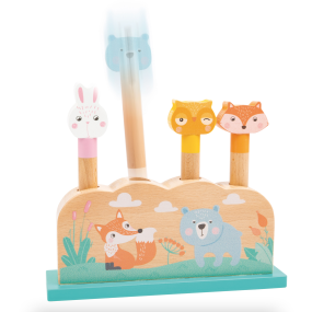 Animaux pop-up en bois pastel - Small Foot