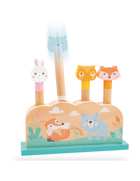 Animaux pop-up en bois pastel - Small Foot